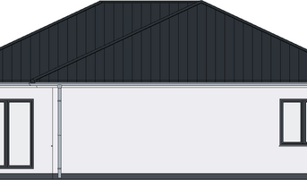 Winkelbungalow 1 2D-Ansicht Westen
