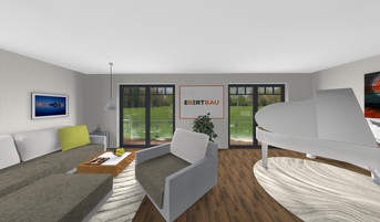 Einfamilienhaus ELW 2 3D-Innenansicht