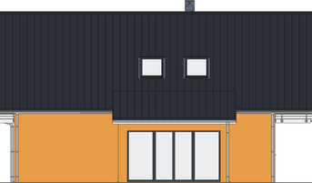 Einfamilienhaus PB 034 2D-Ansicht Westen