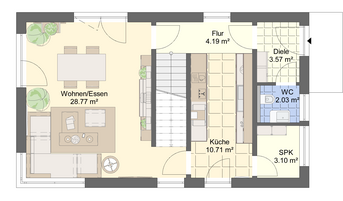 Einfamilienhaus PB 047 Grundriss EG