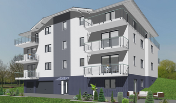 Mehrfamilienhaus PB 105 3D-Aussenansicht