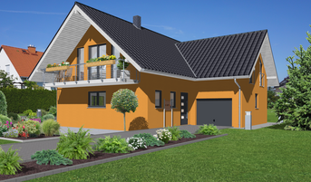 Einfamilienhaus PB 034 3D-Aussenansicht