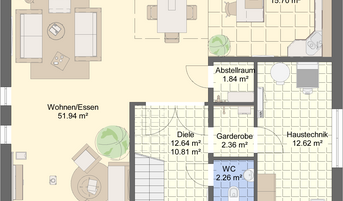 Einfamilienhaus PB 037 Grundriss EG