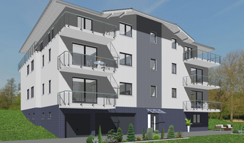 Mehrfamilienhaus PB 105 3D-Aussenansicht