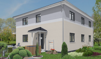 Einfamilienhaus ELW 2 3D-Aussenansicht