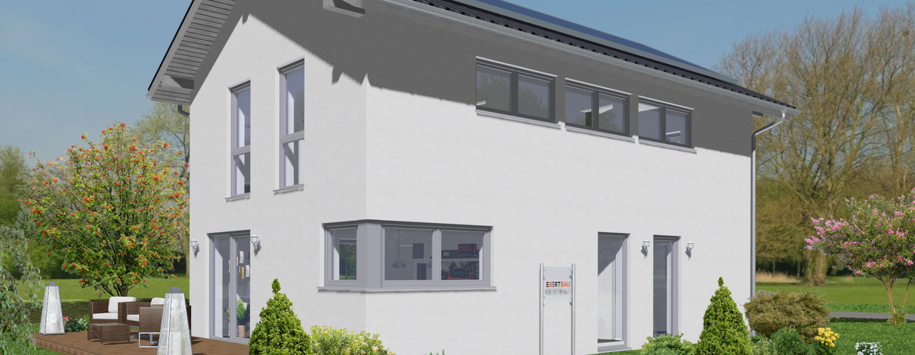 Einfamilienhaus PB 047 3D-Aussenansicht