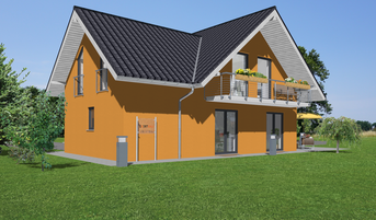Einfamilienhaus PB 034 3D-Aussenansicht