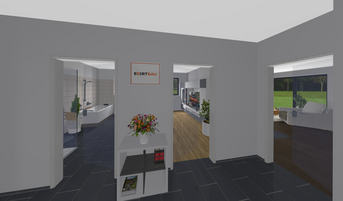 Mehrfamilienhaus PB 105 3D-Innenansicht