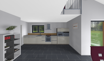 Einfamilienhaus PB 034 3D-Innenansicht