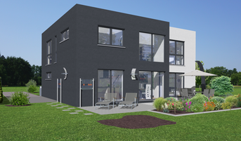 Einfamilienhaus PB 037 3D-Aussenansicht