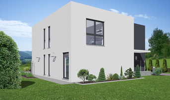 Einfamilienhaus PB 037 3D-Aussenansicht