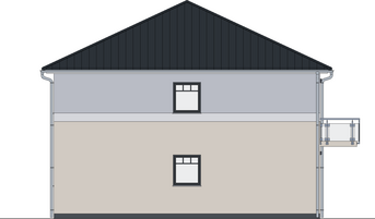 Einfamilienhaus ELW 2 2D-Ansicht Osten