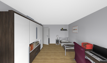 Einfamilienhaus PB 034 3D-Innenansicht