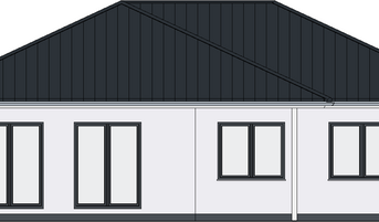 Winkelbungalow 1 2D-Ansicht Norden