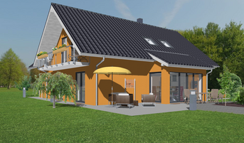 Einfamilienhaus PB 034 3D-Aussenansicht