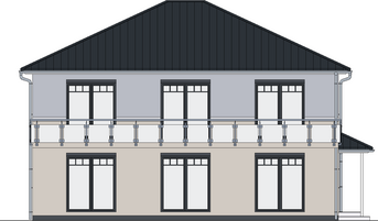 Einfamilienhaus ELW 2 2D-Ansicht Norden
