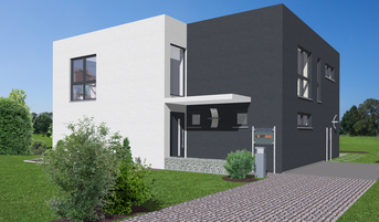 Einfamilienhaus PB 037 3D-Aussenansicht