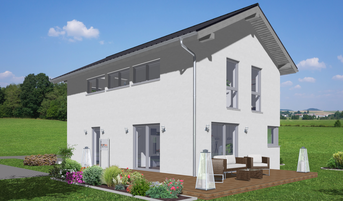 Einfamilienhaus PB 047 3D-Aussenansicht