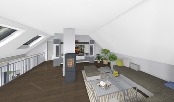 Einfamilienhaus PB 034 3D-Innenansicht