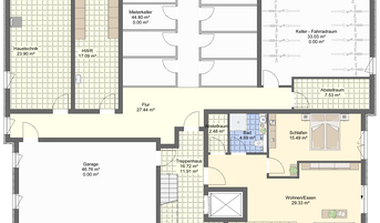 Mehrfamilienhaus PB 105 Grundriss KG