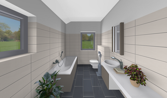 Einfamilienhaus PB 047 3D-Innenansicht