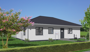 Winkelbungalow 1 3D-Aussenansicht