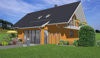 Einfamilienhaus PB 034 3D-Aussenansicht