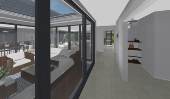 Mehrfamilienhaus PB 105 3D-Innenansicht