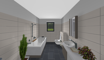 Mehrfamilienhaus PB 105 3D-Innenansicht