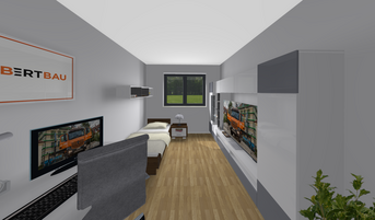 Mehrfamilienhaus PB 105 3D-Innenansicht