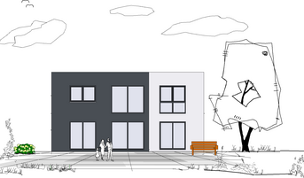 Einfamilienhaus PB 037 2D-Ansicht Norden