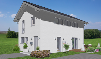 Einfamilienhaus PB 047 3D-Aussenansicht