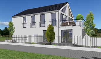 Einfamilienhaus PB 018 3D-Aussenansicht