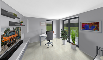 Mehrfamilienhaus PB 105 3D-Innenansicht