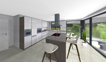 Mehrfamilienhaus PB 105 3D-Innenansicht