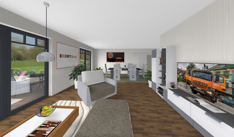 Einfamilienhaus ELW 2 3D-Innenansicht