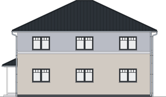 Einfamilienhaus ELW 2 2D-Ansicht Süden