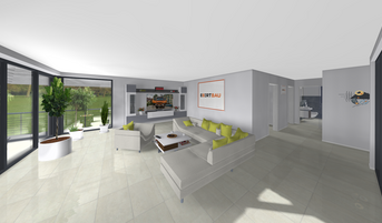 Mehrfamilienhaus PB 105 3D-Innenansicht